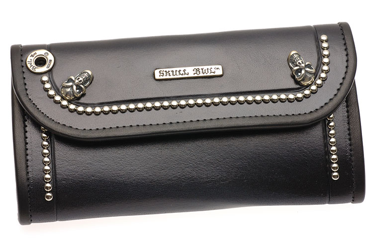 Bill Wall Leather ビル ウォール レザー BWL X Skull Studding Wallet