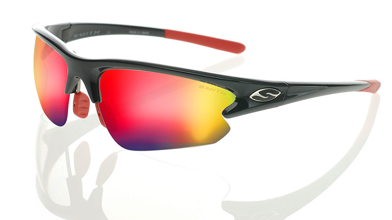 SMITH スミス REACTOR MAX JP Gross Black Red+Clear Mirror