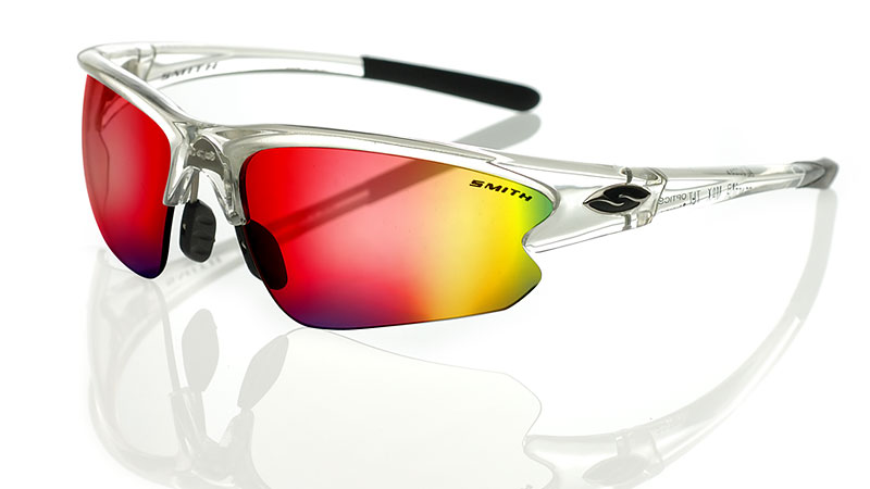 SMITH スミス REACTOR MAX JP Crystal Red + Clear Mirror