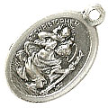 St.Christopher セント クリストファー ピューターメタル メダイ No.5