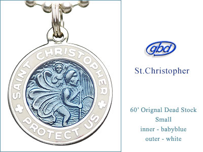 St.Christopher セント クリストファー Small 60org babyblue-white