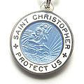 St.Christopher セント クリストファー スモール babyblue-white
