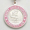 St.Christopher セント クリストファー スモール silver-pink