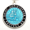 St.Christopher セント クリストファー ラージ aquamarin-black pair