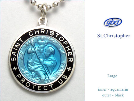 St.Christopher セント クリストファー Large aquamarin-black