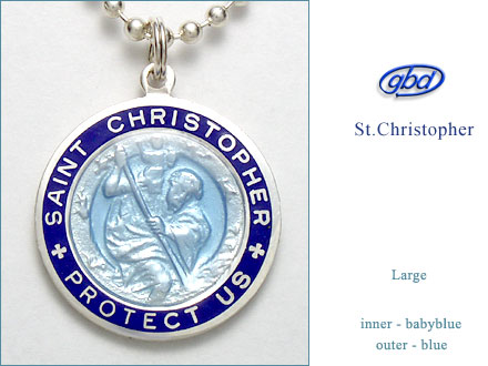St.Christopher セント クリストファー Large babyblue-blue
