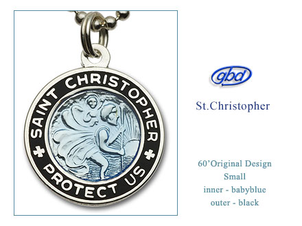 St.Christopher セント クリストファー 60org Small babyblue-black