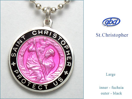 St.Christopher セント クリストファー Large fuchsia-black