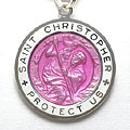 St.Christopher セント クリストファー ラージ fuchsia-white