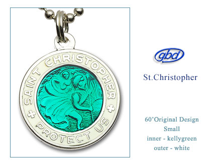 St.Christopher セント クリストファー 60org Small kellygreen-white