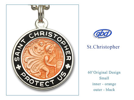 St.Christopher セント クリストファー 60org Small orange-black