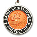 St.Christopher セント クリストファー スモール orange-black
