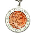 St.Christopher セント クリストファー ラージ orange-white