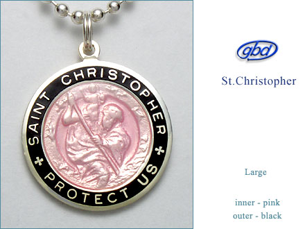 St.Christopher セント クリストファー Large pink-black