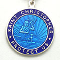 St.Christopher セント クリストファー ラージ royalblue-blue pair