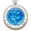 St.Christopher セント クリストファー ラージ royalblue-white