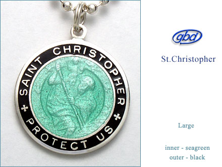 St.Christopher セント クリストファー Large seagreen-black