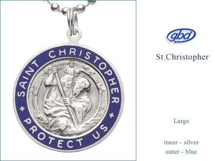 St.Christopher セント クリストファー Large silver-blue