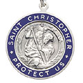 St.Christopher セント クリストファー ラージ silver-blue