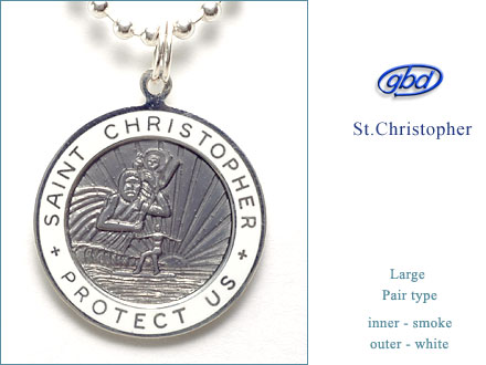 St.Christopher セント クリストファー Large smoke-white pair