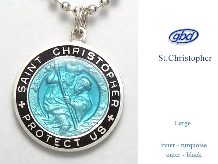 St.Christopher セント クリストファー Large turquoise-black