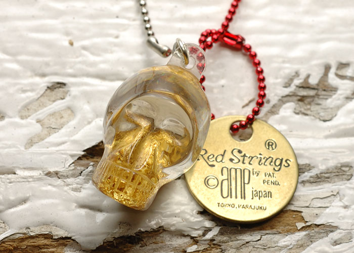 amp japan 8AK-175 stay Gold necklace skull