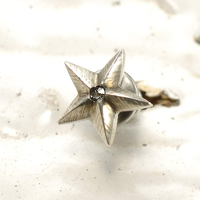 amp japan 8AH-174 Star pierced earing sv item photo1