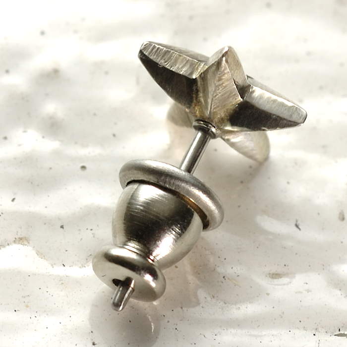 amp japan 8AH-174 Star pierced earing sv item photo2