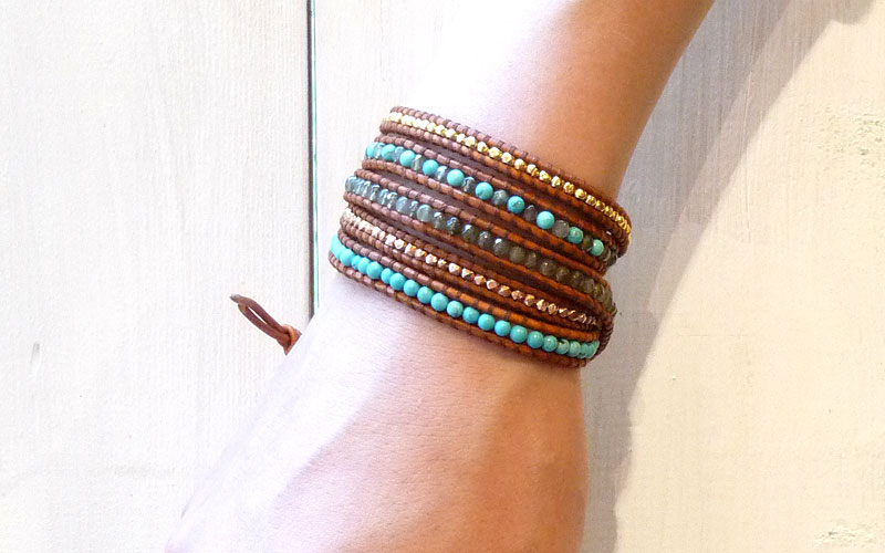 CHAN LUU BG-3861I turq mix item photo3