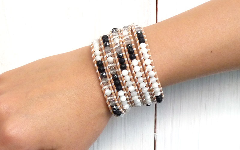 CHAN LUU BS-3841 wht mix beig item photo3