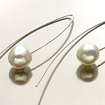 CHAN LUU ピアス ES-4673 white pearl