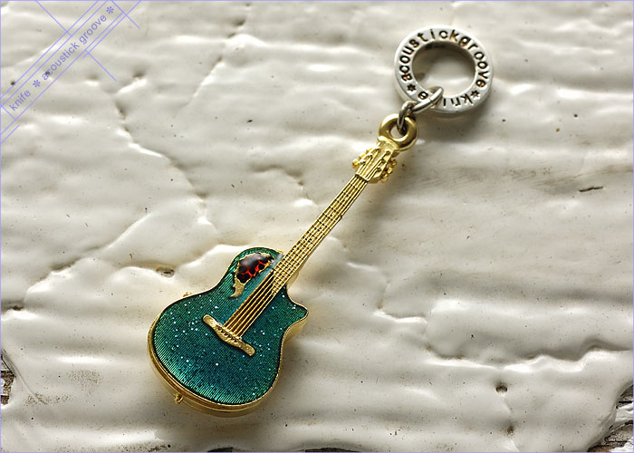 knife acoustic groove T9113 emerald item photo1