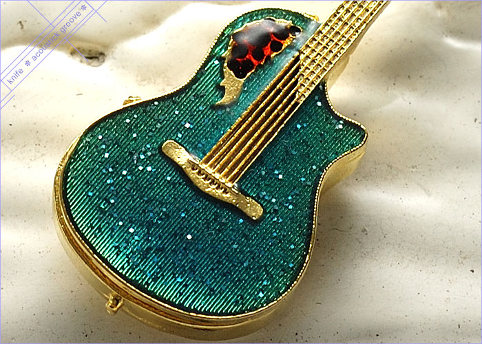 knife acoustic groove T9113 emerald item photo2