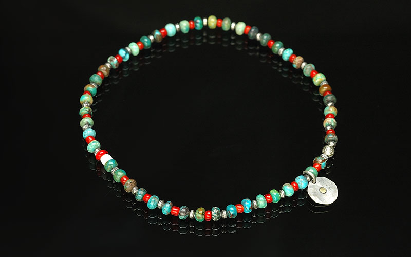 on the sunny side of the street 310-107 turquoise x red item photo1