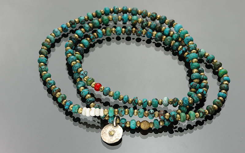 on the sunny side of the street 310-108 turquoise x brass