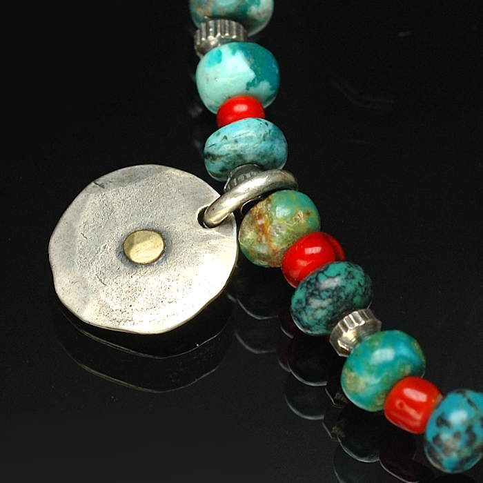 on the sunny side of the street 310-106 turquoise x red item photo2