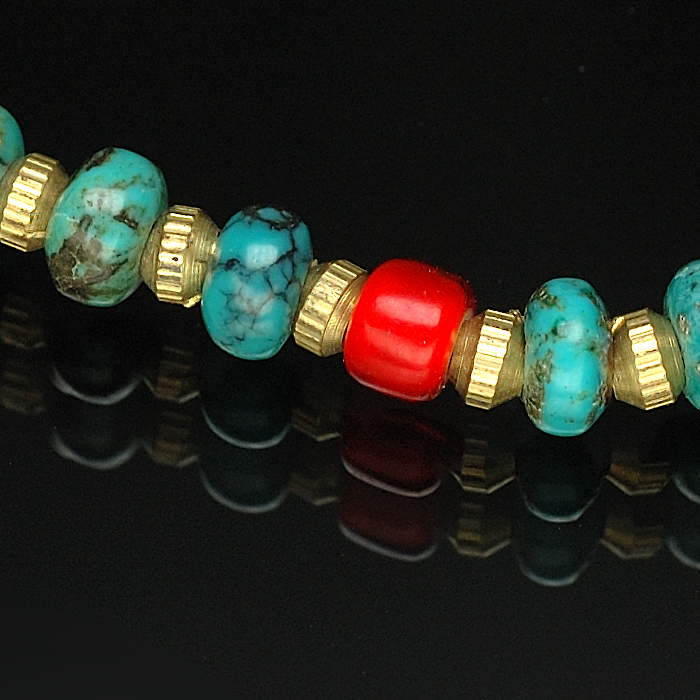 on the sunny side of the street 310-107 turquoise x brass item photo3