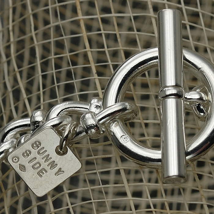 on the sunny side of the street 710-152B white silver item photo2