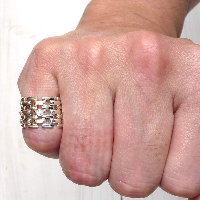 on the sunny side of the street 710-162R white silver item photo3