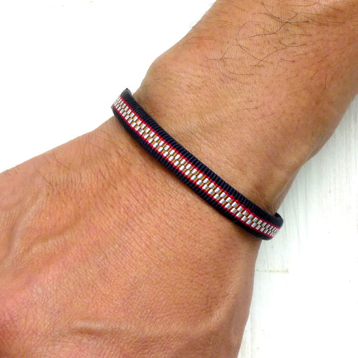 on the sunny side of the street 710-902 navy red item photo4