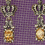 Royal Order ピアス SE547-TOP yellow topaz