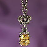 Royal Order ネックレス ペンダント SP546-TOP Yellow topaz