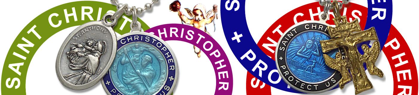 St.Christopher セント クリストファー ピューターメタル メダイ