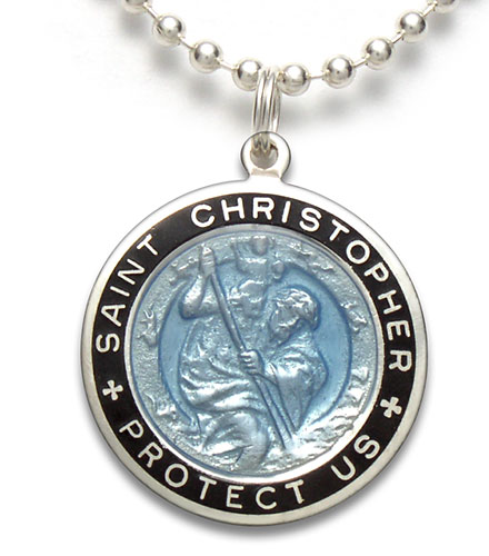 St.Christopher Large babyblue-black item photo1