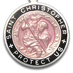 St.Christopher セント クリストファー ラージ pink-black