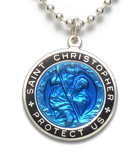 St.Christopher Large royalblue-black item photo1