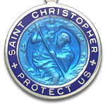 St.Christopher セント クリストファー ラージ royalblue-blue