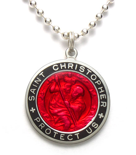 St.Christopher Large red-black item photo1