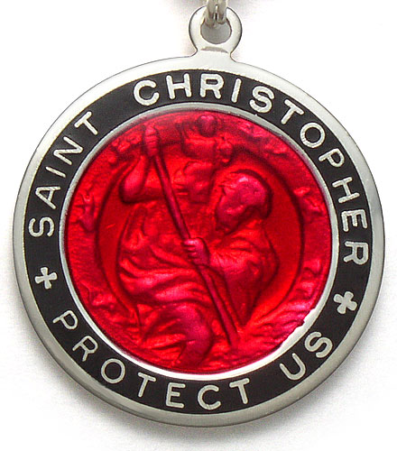 St.Christopher Large red-black item photo2
