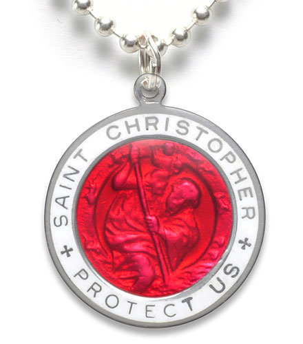 St.Christopher Large red-white item photo1